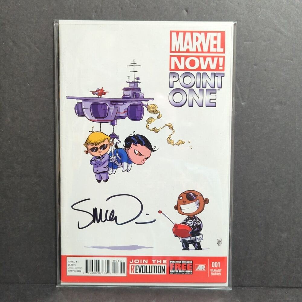 Marvel Now! Point One #1 Skottie Young Variant - 2012 - Signed By‎ Steve McNiven